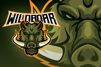 create gaming mascot esports logo