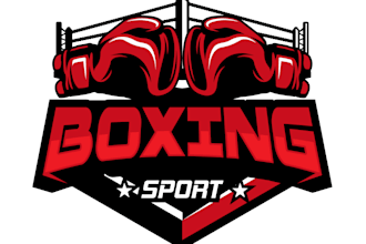 design a bold boxing logo for your business