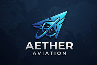 design a original aviation logo for your company