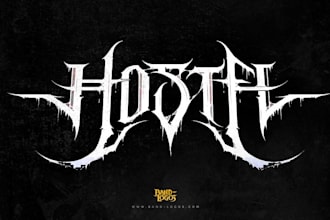 design a heavy metal logo