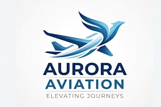 do beautiful transportation, aircraft logo