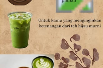 design aesthetic canva instagram feed templates for your cafe