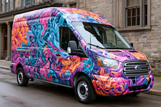 draw car wrap vehicle wrap truck wrap racing car wrap