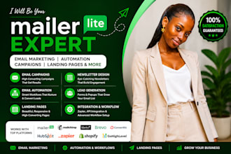 be your mailerlite expert for email automation and landing pages