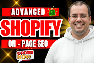 do shopify on page seo and technical optimization for higher google page ranking