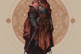create professional dnd digital art