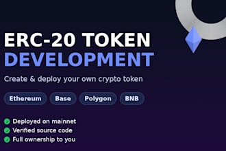 create and deploy your erc20 token on ethereum, base or bnb