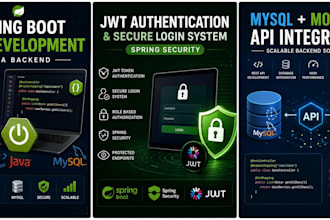 develop secure rest API using spring boot java