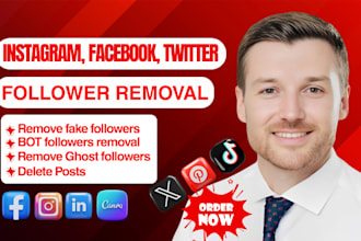 unfollow instagram twitter facebook followers delete posts social media manager