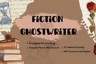 write fiction stories as an ai ghostwriter