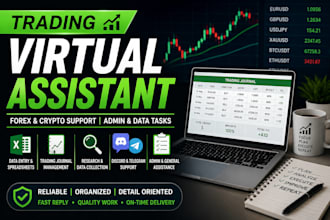 be your trading virtual assistant for forex and crypto tasks
