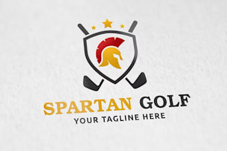 create classic golf logo design for your brand