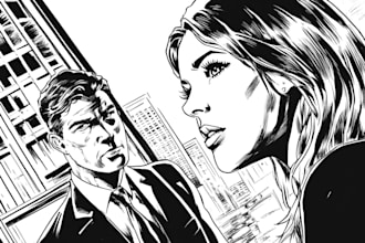superhero character for comics
