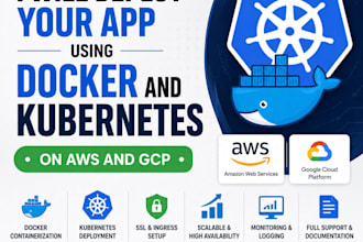 deploy your app using docker and kubernetes
