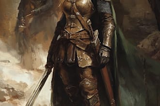 draw d and d character art and dnd character art