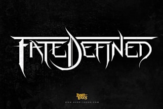 design a professional metal band logo