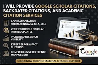 increase google scholar citation, backdate citation, researchgate citation