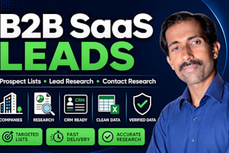 generate targeted b2b saas leads and prospect lists