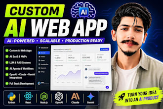 build a custom ai web app or ai saas mvp