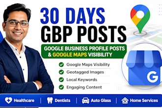 create SEO optimized google business profile posts for maps ranking