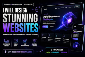 design a responsive HTML CSS website