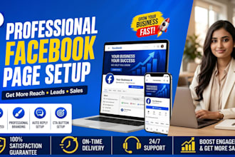 create, setup and optimize facebook business page