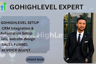 be gohighlevel expert ghl setup build ghl workflow automation CRM integration