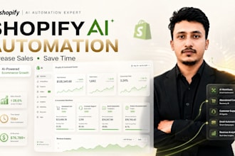 build shopify ai automation to increase sales and save time
