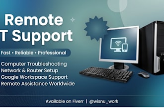 troubleshoot and fix your computer problems remotely