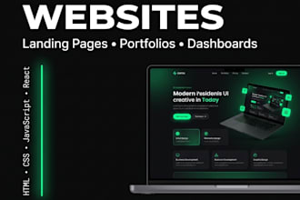 build a stunning landing page or website