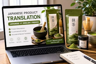 translate product descriptions into english and french