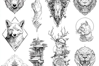 design an amazing minimalist lineart tattoo for you