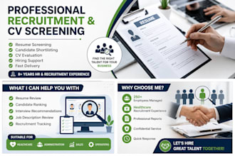 screen resumes and shortlist the best candidates for your job