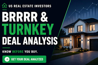 do property deal analysis, proforma, cash flow for real estate investors