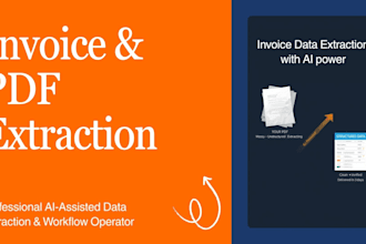 extract data from invoices, receipts and pdfs into excel
