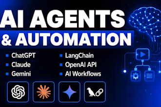develop ai agents ai chatbots ai saas apps and ai automation systems