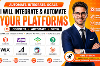 integrate magento woocommerece klaviyo brevo wix bigcommerce prestashop claude
