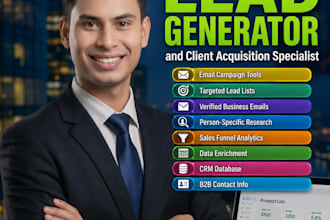 do google map scraping, b2b lead generation,verified emails