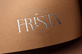 premium elegant logo design with a sophisticated style