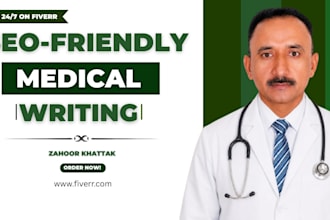 write medical and health care articles