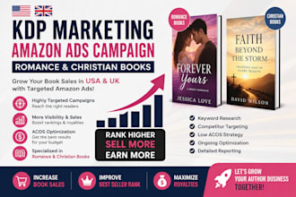 usa UK KDP marketing amazon ads romance christian books