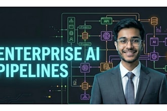 build an ai web application with advanced pipelines