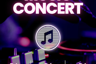 design modern flyer poster and event banner
