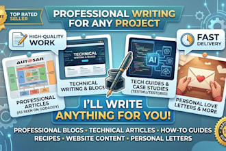 write anything for you