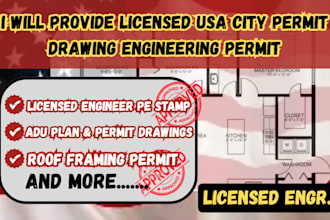 structural engineer permit drawing florida nc california tx pe stamp