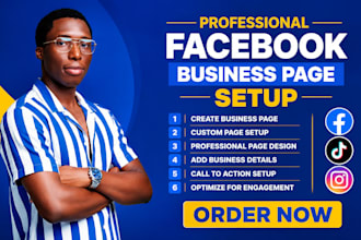 create and setup facebook business page