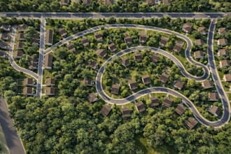 remodel landscape aerial rendering,3d layout design,master plan,site plan visual