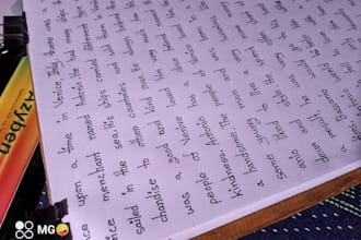 beautifully handwrite your letters, notes, or invitations