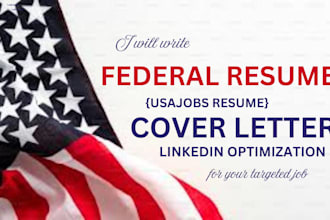 provide you federal resume according to us job standard