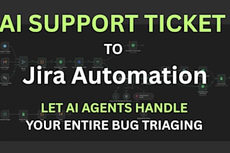 build ai agents in n8n to automate support tickets to jira